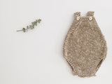 tweed cotton romper