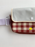 gingham fanny pack - riñonera vichy