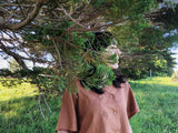tobacco kimono shirt - camisa kimono