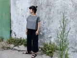 linen grey shirt - camisa lino gris