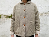 reversible coat ~ abrigo corto reversible