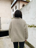 reversible coat ~ abrigo corto reversible
