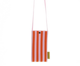 stripped phone pouch • bolsito movil rayas