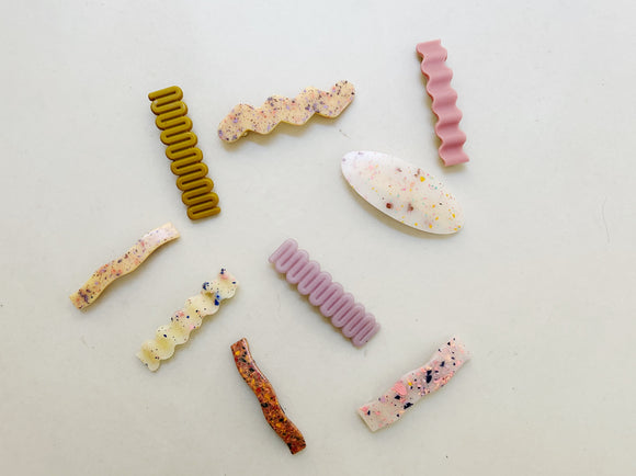 French barrettes - pasadores para el pelo