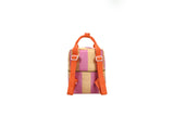 small striped backpack • mochila pequeña