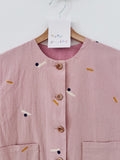 reversible vest • chaleco reversible barritas