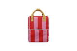 medium striped backpack  • mochila mediana