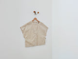 mustard grid shirt • camisa de cuadros oro