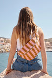 stripped fanny pack • riñonera de rayas