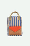 stripped medium backpack • mochila mediana rayas