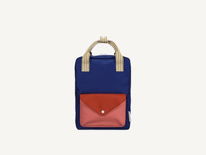 blue backpack medium • mochila mediana azul