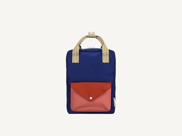 blue backpack medium • mochila mediana azul