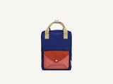 blue backpack medium • mochila mediana azul