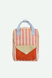 stripped medium backpack • mochila mediana rayas