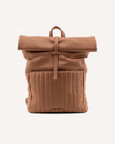 vegan leather backpack • mochila cuero vegano