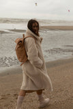 vegan leather backpack • mochila cuero vegano