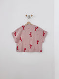 hand stamped shirt • camisa estampada