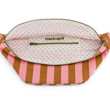 stripped fanny pack • riñonera de rayas