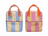 small striped backpack • mochila pequeña