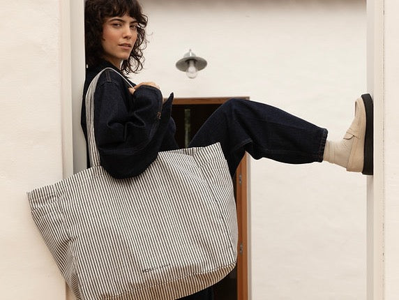 stripped bag · bolso de rayas