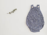 tweed cotton romper
