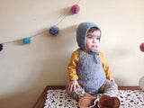 furry knitted romper