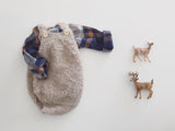 furry knitted romper