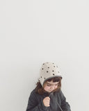 dotted reversible bonnet MINT and BLACK