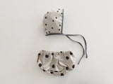 dotted reversible bonnet MINT and BLACK