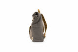 large corduroy backpack - grey