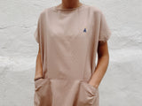 dusty pink dress - vestido