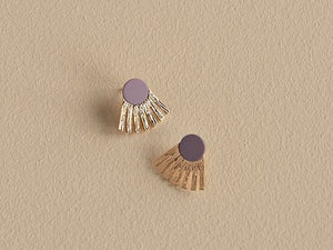 Lilac earrings - pendientes lila