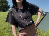 lines kimono shirt - camisa kimono