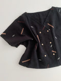 lines kimono shirt - camisa kimono