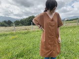 linen kimono dress - vestido kimono de lino