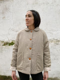 reversible coat ~ abrigo corto reversible