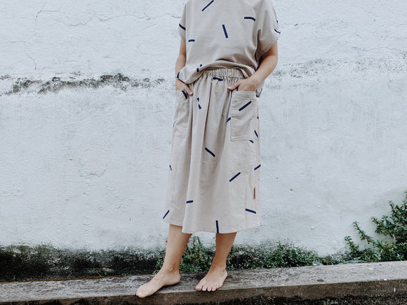 N E W * freckles skirt - falda confetti