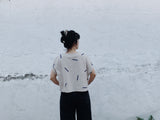 freckles shirt woman - camisa confetti