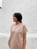 dusty pink dress - vestido